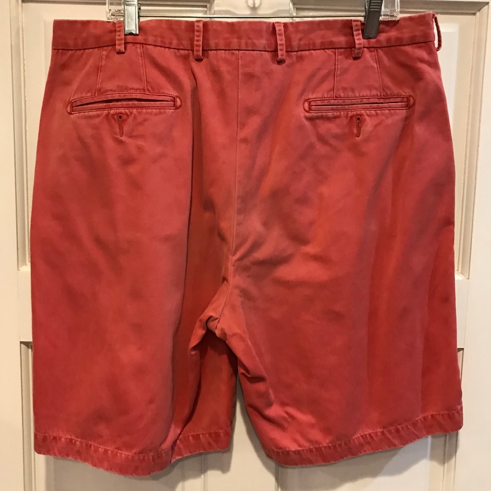 Peter Millar Solid Red Orange Pima Cotton Shorts - image 5